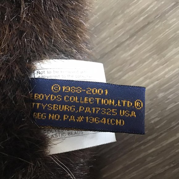 Boyds Collection #1364 Plush Bear 1988-2001 Stuffed Animal Brown - Picture 7 of 8